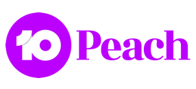 10 peach logo